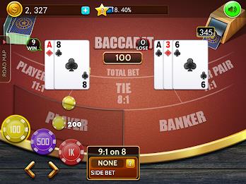 Baccarat casino offline card Screenshot12