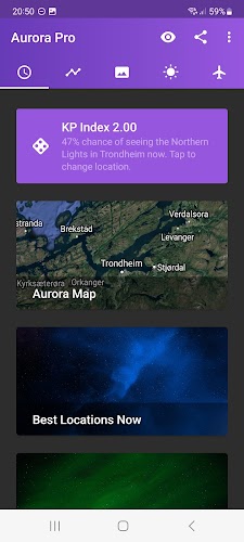 My Aurora Forecast & Alerts Screenshot1