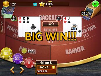 Baccarat casino offline card Screenshot13