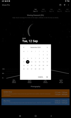 My Moon Phase - Lunar Calendar Screenshot9