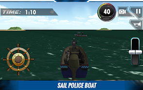 Police Boat Shooting Games 3D Screenshot5