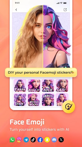 Facemoji:Emoji Keyboard&ASK AI Screenshot4