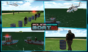 Police Boat Shooting Games 3D Screenshot8