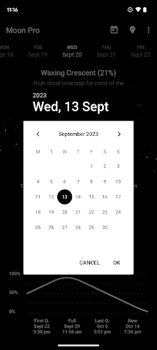 My Moon Phase - Lunar Calendar Screenshot3