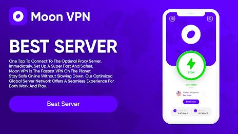 Moon VPN - Secure VPN Screenshot2