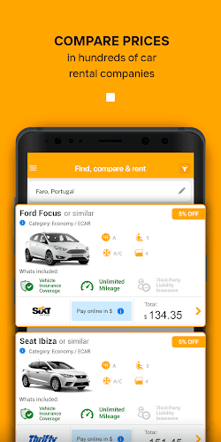 Rentcars: Car rental Screenshot3