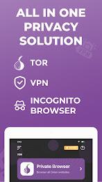 Private Onion Browser + VPN Screenshot9