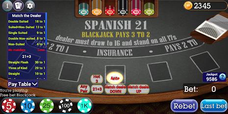 Spanish Blackjack 21 Screenshot9