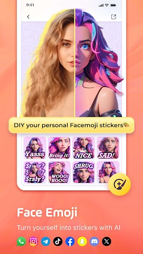 Facemoji:Emoji Keyboard&ASK AI Screenshot12