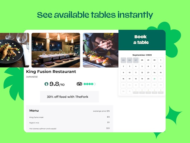 TheFork - Restaurant bookings Screenshot13