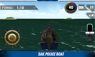 Police Boat Shooting Games 3D Screenshot11