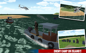 Police Boat Shooting Games 3D Screenshot2