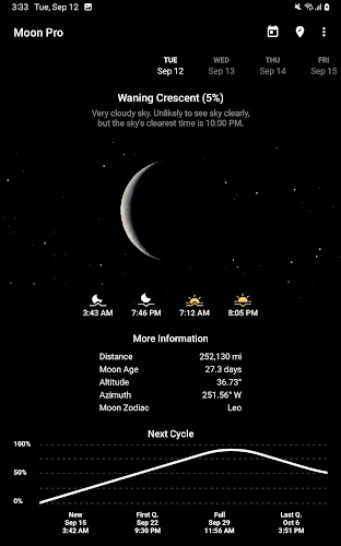 My Moon Phase - Lunar Calendar Screenshot5