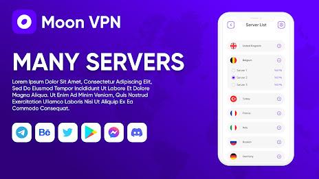 Moon VPN - Secure VPN Screenshot4