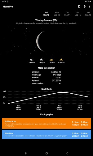 My Moon Phase - Lunar Calendar Screenshot8