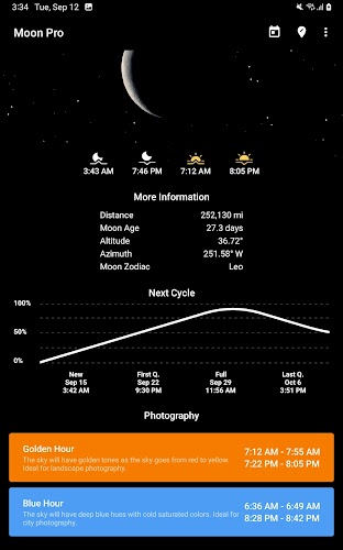 My Moon Phase - Lunar Calendar Screenshot6