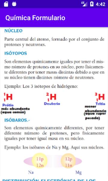 Química Formulario Screenshot6