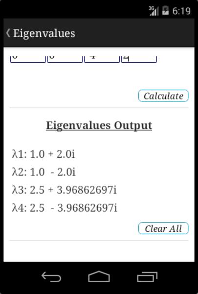 Linear Algebra Screenshot1