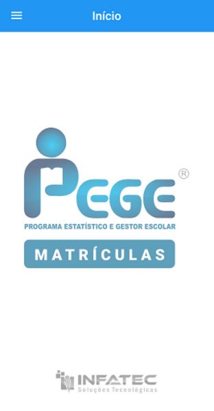 Matrículas Pege Screenshot1