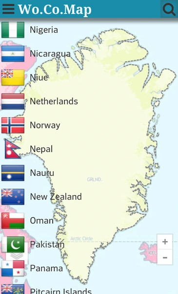 World Countries Map Screenshot11