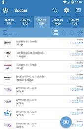 Live Sports TV Listings Guide Screenshot1