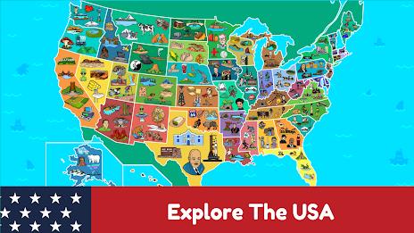 USA Map Kids Geography Games Screenshot1