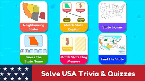 USA Map Kids Geography Games Screenshot17