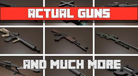 Gun Mod for Minecraft PE Screenshot3