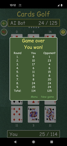 Cards Golf Screenshot4