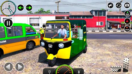 US Tuk Tuk Auto Rickshaw Games Screenshot7