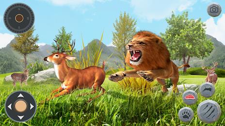 Lion Simulator Wild Animal 3D Screenshot1