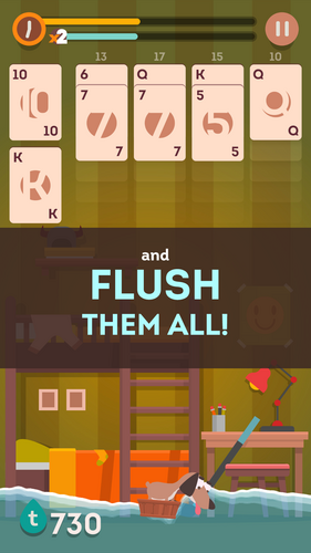 Solitaire Flush & Clash Screenshot3