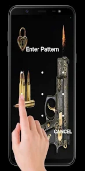 Pistol Gun Lock Screen 2024 Screenshot2