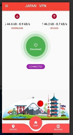 Japan VPN - Secure fast vpn Screenshot2