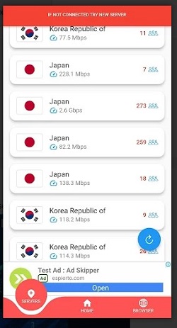 Japan VPN - Secure fast vpn Screenshot1