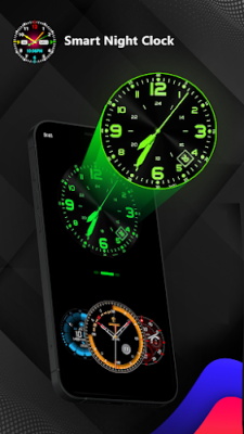 Neon Night Clock: Live Widget Screenshot2