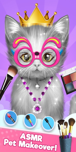 Cat Doctor: ASMR Salon Makeup Downloader game APK Download 2023 - Free ...