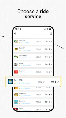 Taximer: compare taxi prices Screenshot2