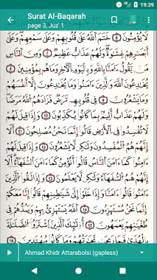 Quran Qaloon  قرآن قراءة قالون Screenshot3