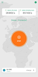 Hyper VPN - Green Connection Screenshot1