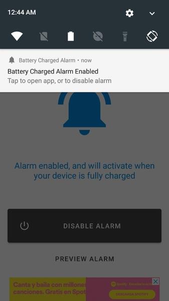 Battery Charged Alarm Screenshot9