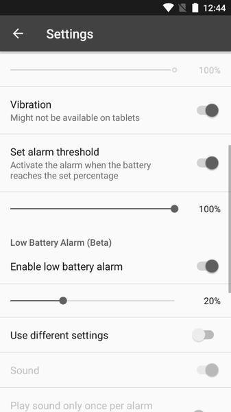 Battery Charged Alarm Screenshot7