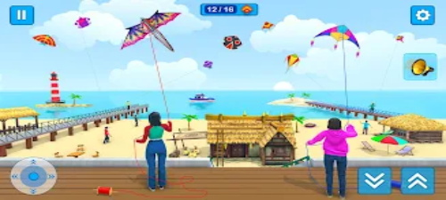 Kite Game Kite Flying Screenshot3