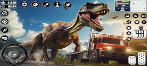 Dino Transporter Truck Games Screenshot2