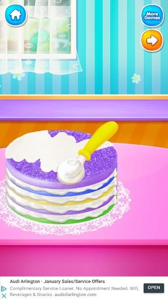 Unicorn Food - Sweet Rainbow Cake Desserts Bakery Screenshot8