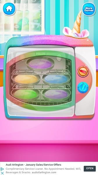 Unicorn Food - Sweet Rainbow Cake Desserts Bakery Screenshot6