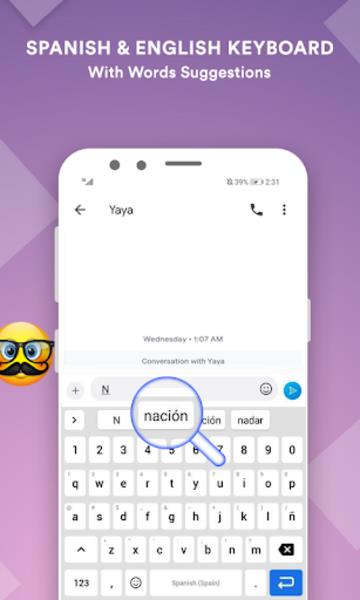 Spanish Keyboard ✌ Screenshot1