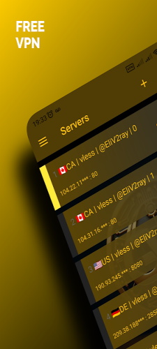 Gold V2ray : VPN client Screenshot2