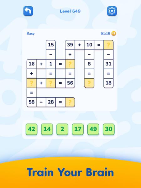 Math Crossword Screenshot4