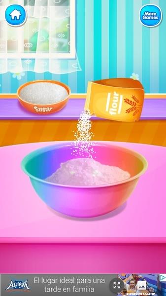 Unicorn Food - Sweet Rainbow Cake Desserts Bakery Screenshot2